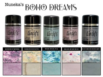 Lindy's Stamp Gang Magical Shaker 2.0 Set 5/PKg - Boho Dreams - 5A002YBW-1GZ84