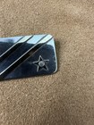 Vintage Sterling Silver & 14K Gold Pendant with Tiny Star and Diamond Accent — photo 2