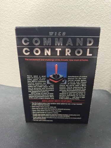 Wico Command Control Video Game Joystick Atari 2600 COMPLETE "TESTED" - Picture 5 of 11