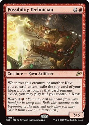 Possibility Technician 153 Rare Edge of Eternities Magic: The Gathering Foil NM