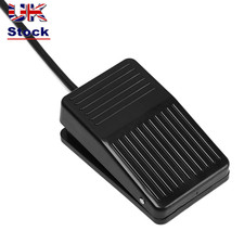 Push Button Power On/Off Foot Pedal Switch Metal Nonslip Momentary Electric