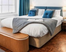 Super King Zip Link Bed – Bed + Mattress – Hotel Grade can be x 2 Singles