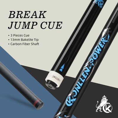 ビリヤード KONLLEN Heavy Hitter Jump Break Cue KONLLEN Heavy Hitter Jump Break Cue 3-Pieces Cue-Bright Black | eBay