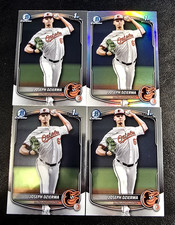 2025 1st Bowman Draft Joseph Dzierwa Chrome Refractor & 3 base Orioles Prospect