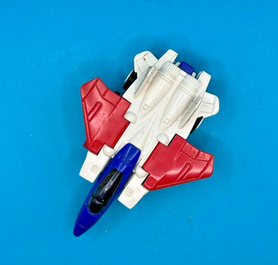 vintage TOMY JAPAN R-6 robot jet plane pull back friction toy transformer