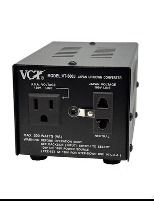 Japanese Voltage Transformer 100V to 110V, 500W Step Up/Down Converter