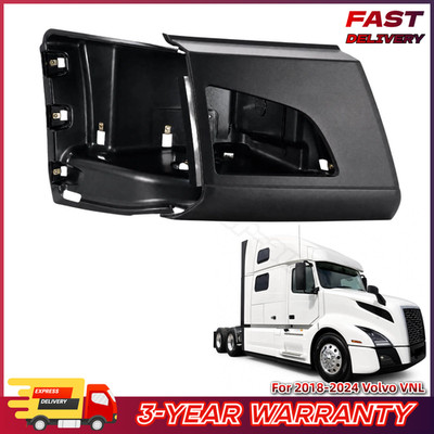 For Volvo VNL 2018-2024 Right Hand Passenger Corner Bumper Fog Light Hole US
