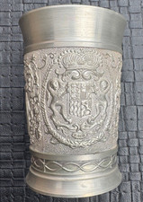 Rein Zinn BMF Weinbecher - ca. 8,8 cm hoch - Durchmesser ca. 6,2 cm