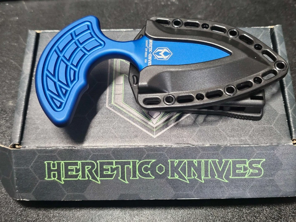 Cuchillo Daga Modular Heretic Knives Sleight Azul Foto 2 de 4
