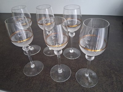 6x Theresienthal PRESTIGE GOLD Weingläser, Likörgläser 17 cm Neu!!