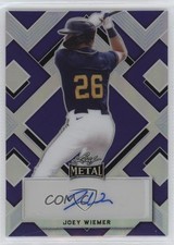 2022 Leaf Metal Purple Prismatic 6/7 Joey Wiemer #BA-JW3 Auto 12ty