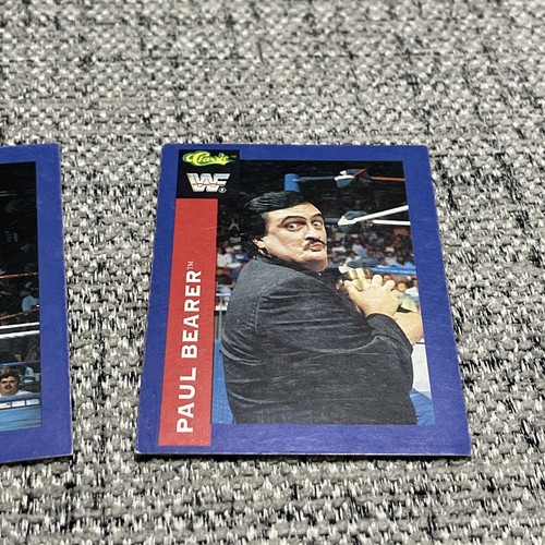 Vintage WWF WWE Undertaker Rookie  Cards x2 & Paul Bearer 1991 Classic Games  - Picture 4 of 5