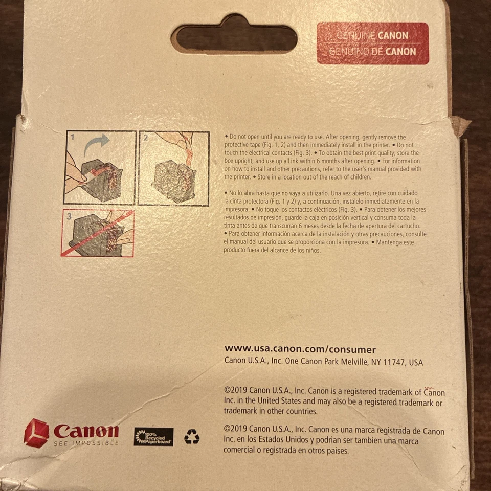 2-PK Genuine Canon OEM PG-240XL Black / CL-241XL Color  Ink Cartridges Set - Image 2 of 3