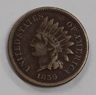 1859 Indian Head Cent  Very Fine Details w/Pitting