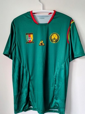 Original Trikot Kamerun Le Coq Sportif Größe L Promo Neu WM Weltmeisterschaft