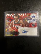 Panini 2024-25 Court Kings Fresh Paint Bub Carrington Sapphire /25 Auto Rookie