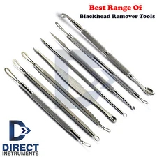 Blackhead Remover Tools Whitehead Pimple Blemish Dermatologist Facial Acne Clean
