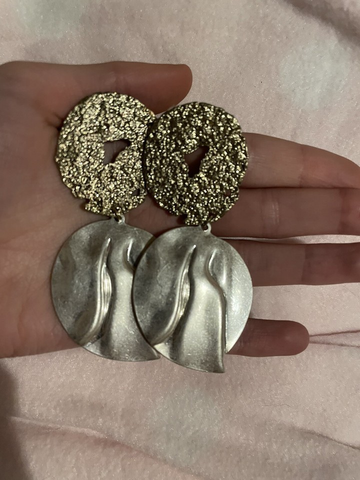 Mixed Job Lot Vintage Retro Costume Jewellery Inc Brooches, Earrings