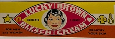 1930s Valmor Lucky Brown Bleach Cream Label Chicago Black Americana