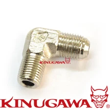 Forged Steel Adapter Fitting 90 Deg Elbow 1/4 BSPT BSP PT - 6AN