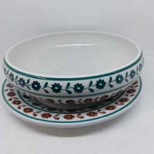 RICHARD GINORI MONDOVÌ CIOTOLA PIATTO PORTATA GIÓ PONTI FIORI GHIRLANDA GHIRLAND