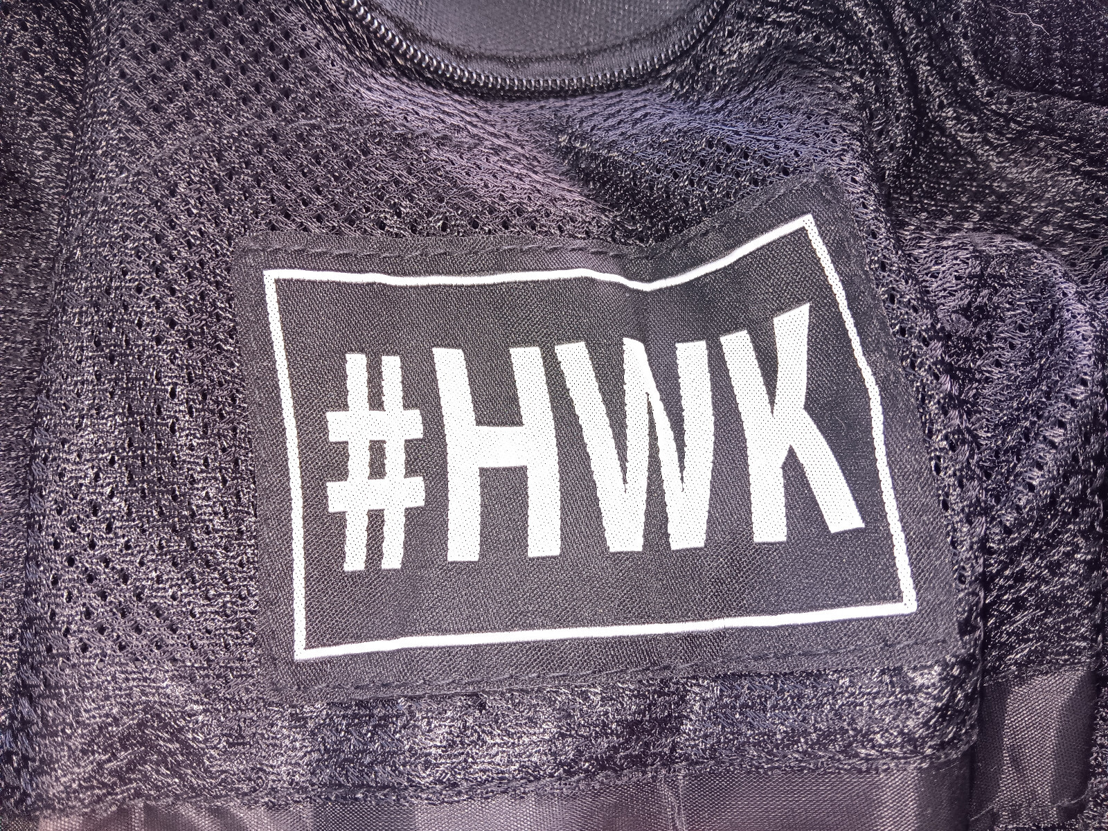 HWK motorsports apparel Large size women black color air vented jacket.