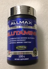 New Allmax Essentials Glutamine 3.53 oz 100g Improve Recovery & Immune Function