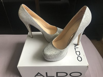 aldo glitter heels