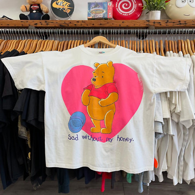Vintage 90's Winnie the Pooh Cartoon Movie Cover T Shirt S-5XL