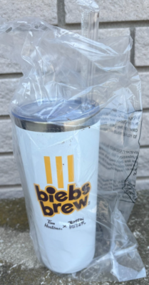 New Tim Hortons x Justin Bieber Biebs Brew Limited Edition Travel