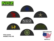 for Glock 43X 48 Grip Frame Plug Aluminum Color Filled Laser Engraved Popular