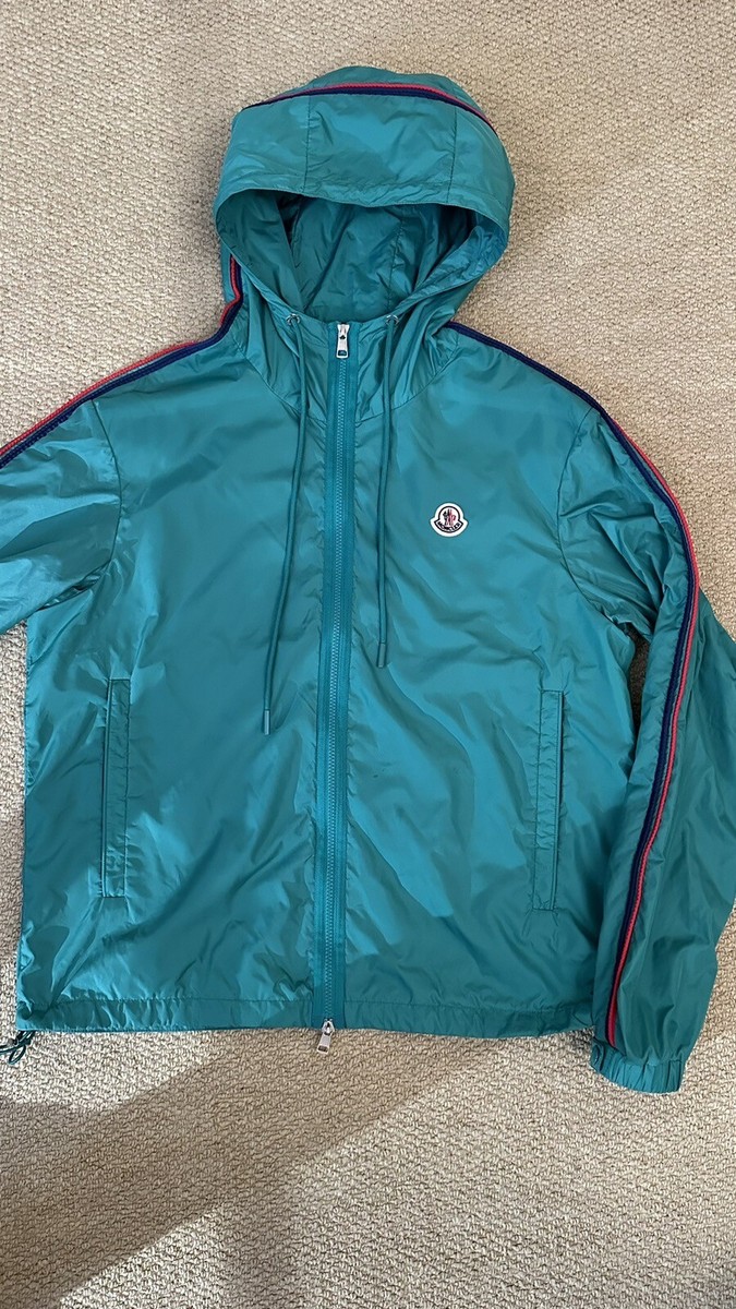 Moncler Hattab jacket Turquoise Mens Size 3 Used | eBay Moncler Hattab jacket Turquoise Mens Size 3 Used | eBay