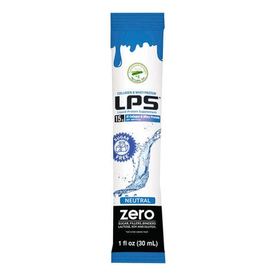 LPS Liquid Protein Supplement Collagen & Whey 15 Grams Neutral 1 Oz. 25 Packets
