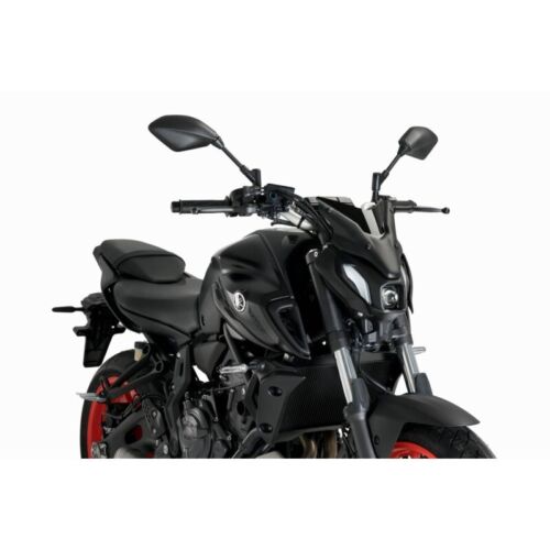 PUIG NAKED N.G. SPORT PLUS SCREEN FOR YAMAHA MT-07 700 2021 > 2023 BLACK 20620N - Picture 1 of 1