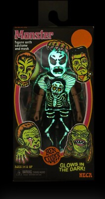 NECA NYCC 2024 Ben Cooper 6 Skeleton Girl Costume Kids Collection Exclusive GITD