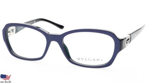 Bvlgari‎ Eyeglasses 4106-B-Q 5145 Blue Opal Rhinestones Cat Eye Italy 54[]17 140 Bvlgari Eyeglasses 4106-B-Q 5145 Blue Opal Rhinestones Cat  main image 4