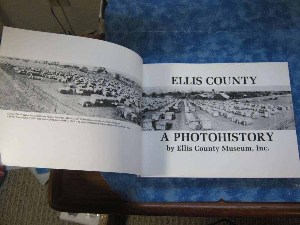 ELLIS COUNTY A PHOTO HISTORY by Ellis County Museum SC 1993 Illustrated