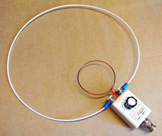 HF VHF Loop Antenna for Portable Radio Scanner Receiver Yaesu