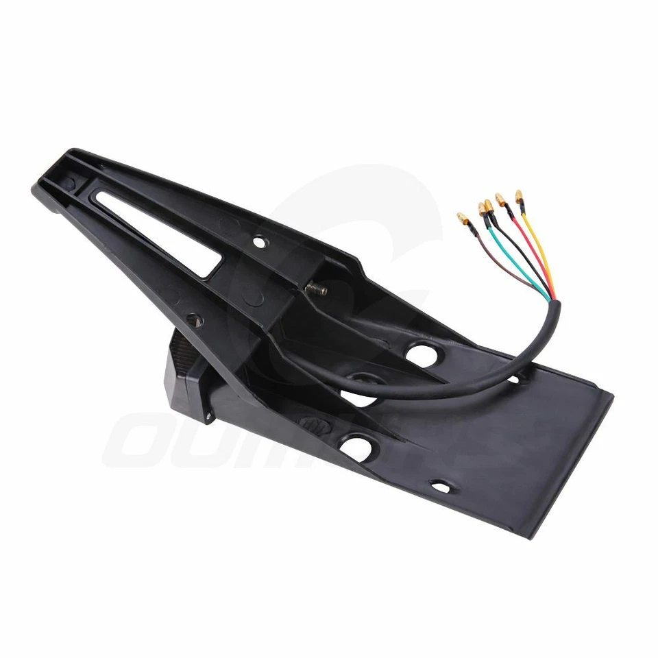 Luz trasera de freno LED universal para moto de cross luz de señal de giro lámpara EE. UU. Foto 3 de 4