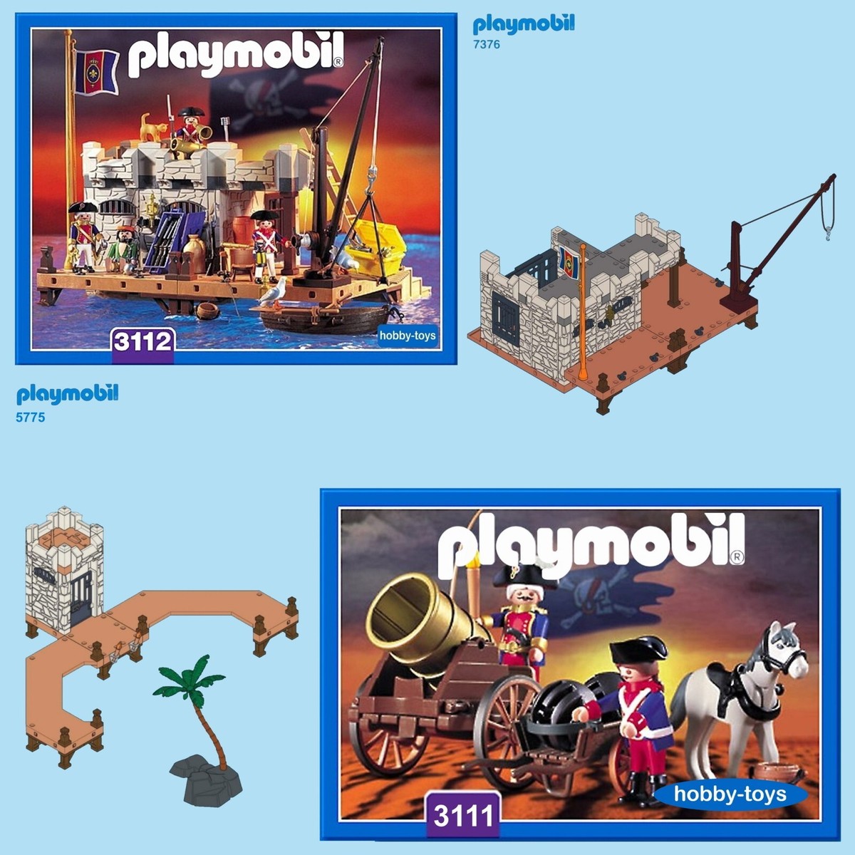 PLAYMOBIL * PIRATE STRONGHOLD 3112 3111 3288 5727 5775 7376 SPARE