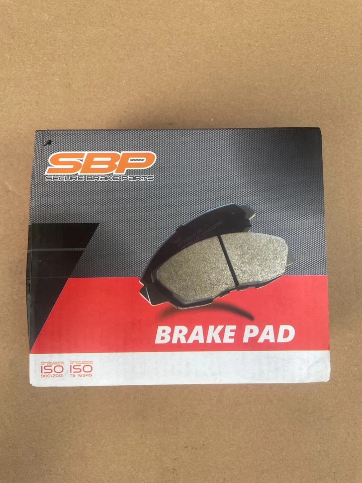 Juego de pastillas de freno de disco-SBP D1852 metálico Scion IA Toyota Yaris IA Mazda 2 Foto 4 de 4