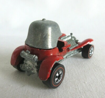 HOT WHEELS VTG 1:64 1969 REDLINE RED BARON ENAMEL RARE HK HONG