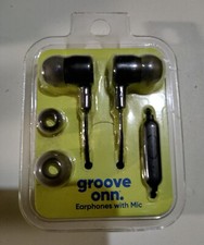 Lot Of 9 Wired In-ear Earphones Headphones with Mic Black