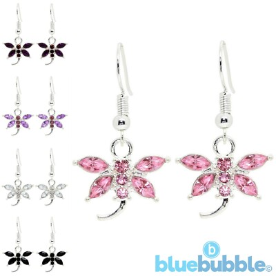 Bluebubble SECRET GARDEN Ohrringe Vintage Diamant Boho Käfer süß Insekt Kitsch