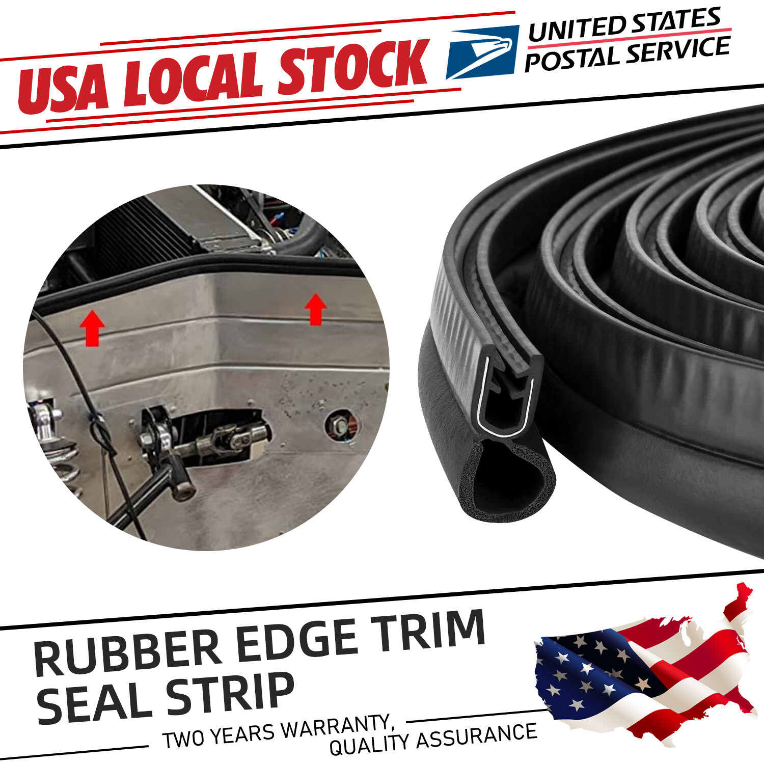 26FT Car Door Window Rubber Seal Trim for Pinch Weld Protection