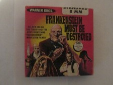 Rare Frankenstein Must Be Destroyed Super 8mm 5-inch Movie Reel In Original Box