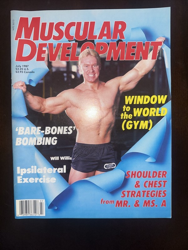Muscular Development July 1987 Mr USA Will Willis