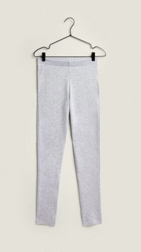 Leggings con fondo in cotone grigio marle nuovi con etichette Zara 13-14 - Foto 1 di 2