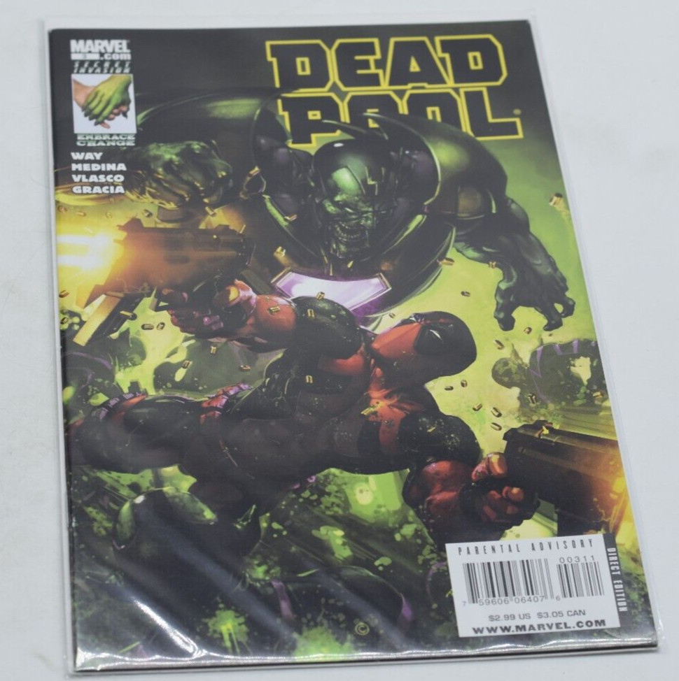 Deadpool #3 (Marvel 2008) Secret Invasion Skrulls Daniel Way COMPRA SÍ