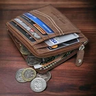 StarHide RFID Proof Real Distressed Leather Thin Multi Card Capacity Wallet 1095